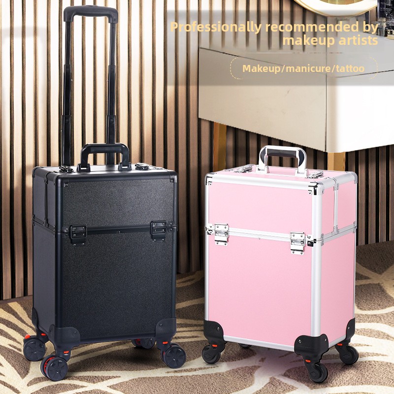 Art & Craft Paper Ideas - Professional Nail Art Case Rolling Makeup