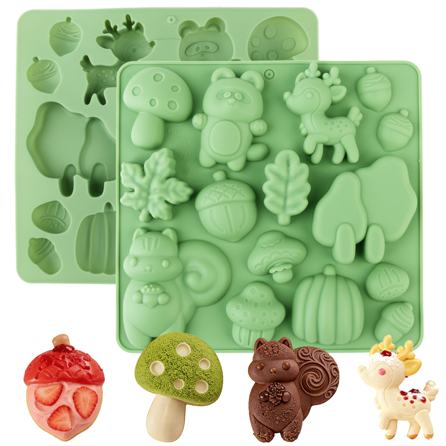 Art Craft Decoration - 1 Silicone Cake Mold in the