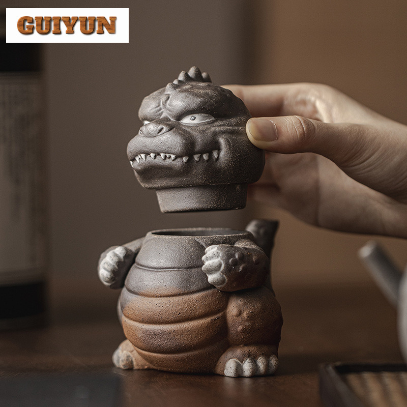 200ML Rough Pottery Handmade S - Dinosaur And Craft 评论和价格