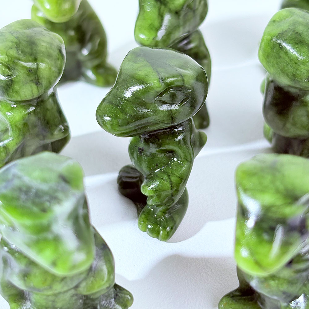 1PC Natural Crystal Green Jade - Dinosaur And Craft 评论和价格