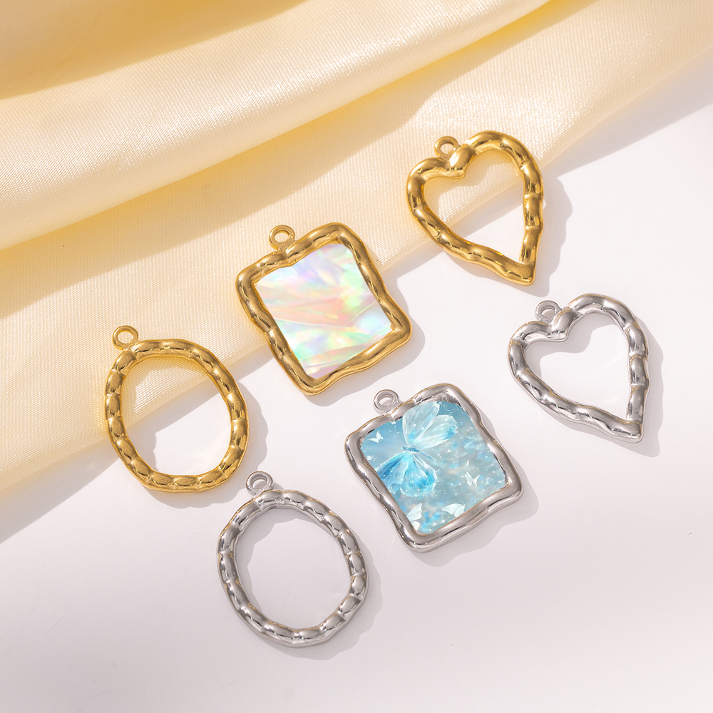 5pcs Stainless Steel Heart Rou - Art Craft Decoration 评论和价格