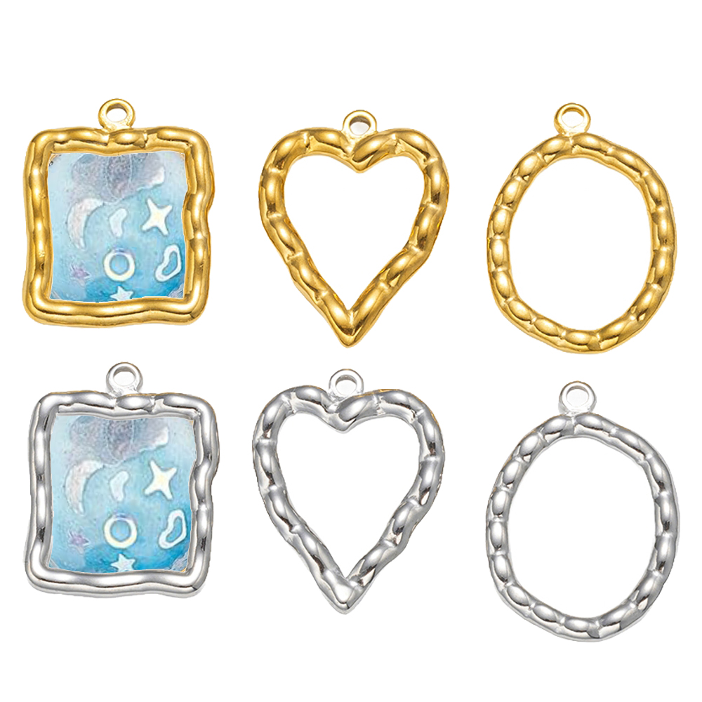 5pcs Stainless Steel Heart Rou - Art Craft Decoration 评论和价格