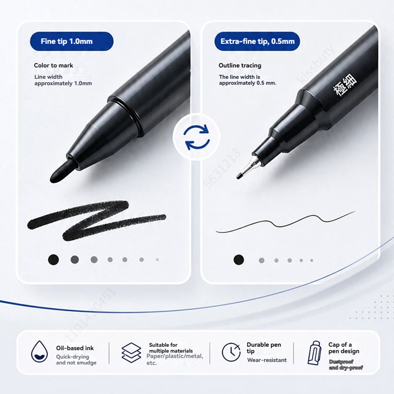 3-100Pcs/set Oil Double Tip Ar - Illustration Marker Set 评论和价格