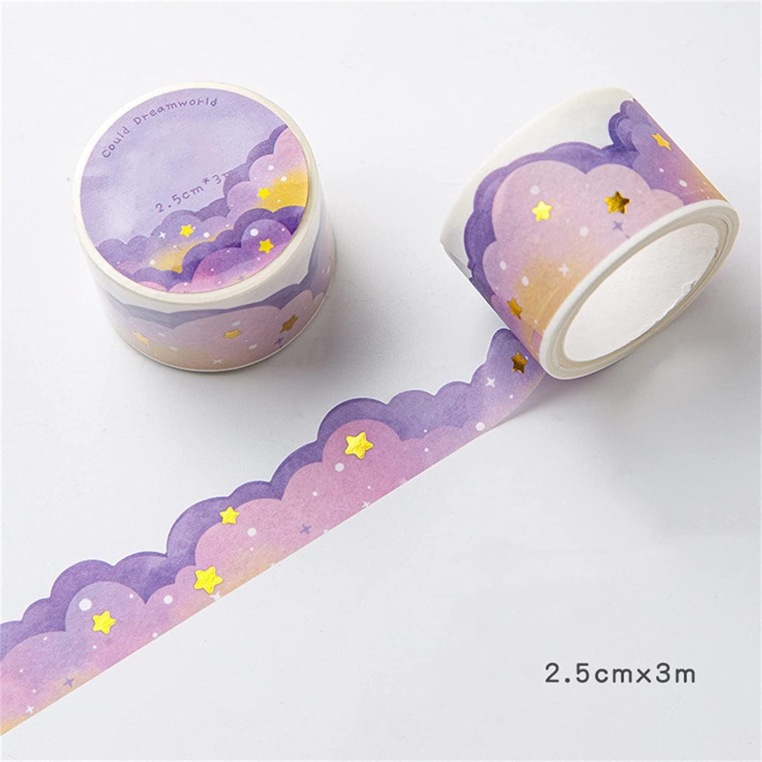 8 Rolls Color Cloud Washi Tape - Washi Tape Rolls 评论和价格