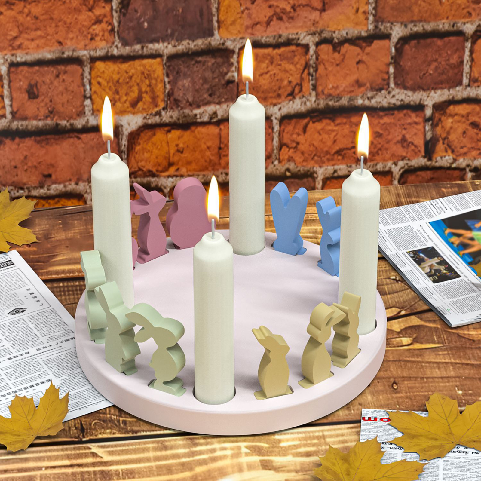 Hollow House Rabbit Candle Hol - Art Craft Easter 评论和价格