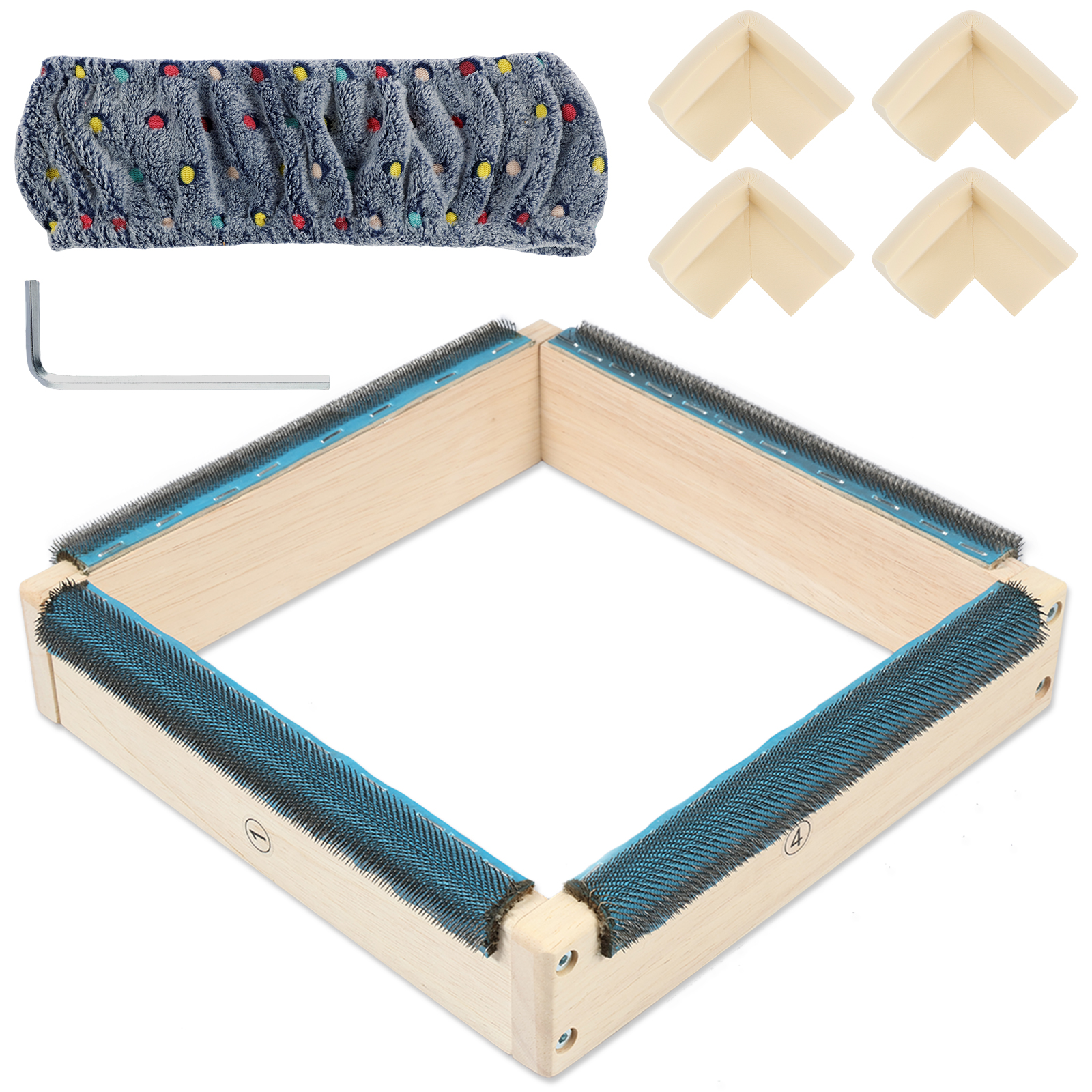 Punch Needle Frame Square Embr - Embroidery Hoop Kit 评论和价格
