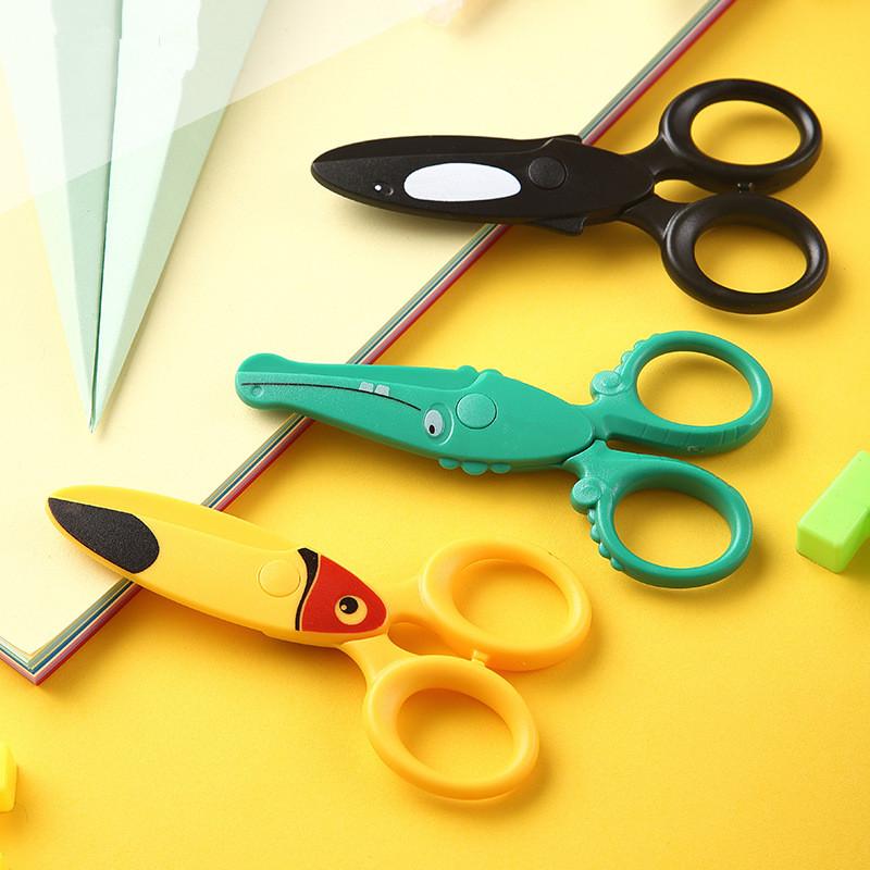 3Pcs Kids Plastic Scissors Cut - Art Craft For Preschoolers 评论和价格