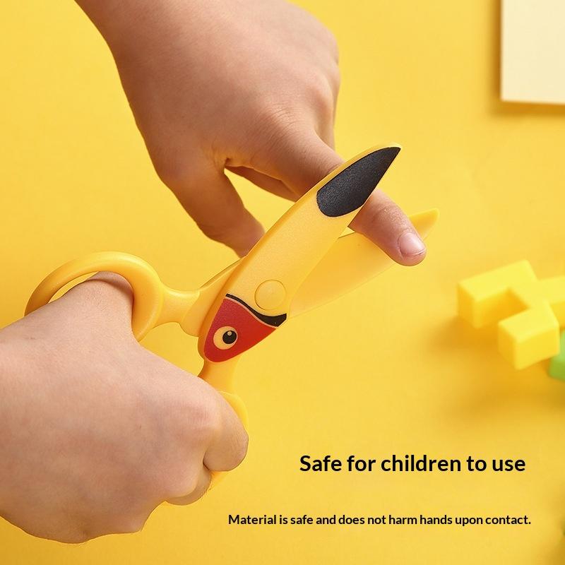 3Pcs Kids Plastic Scissors Cut - Art Craft For Preschoolers 评论和价格