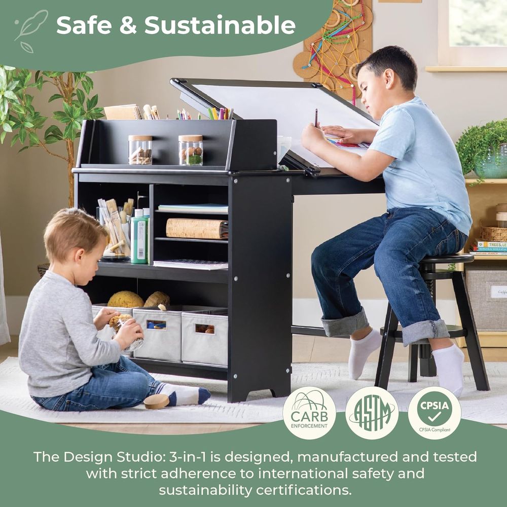 3-in-1 Children's Art Table an - Art & Craft Paper Ideas 评论和价格