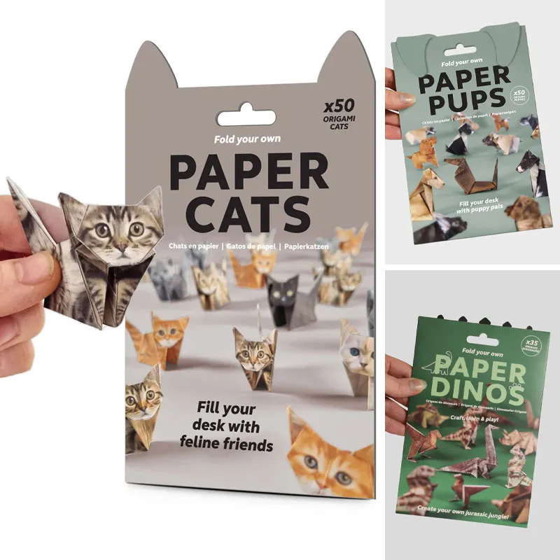 Creative DIY Origami Paper Set - Dinosaur And Craft 评论和价格