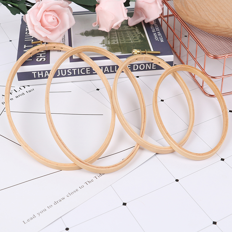 Bamboo Embroidery Hoop Frame O - Embroidery Hoop Kit 评论和价格