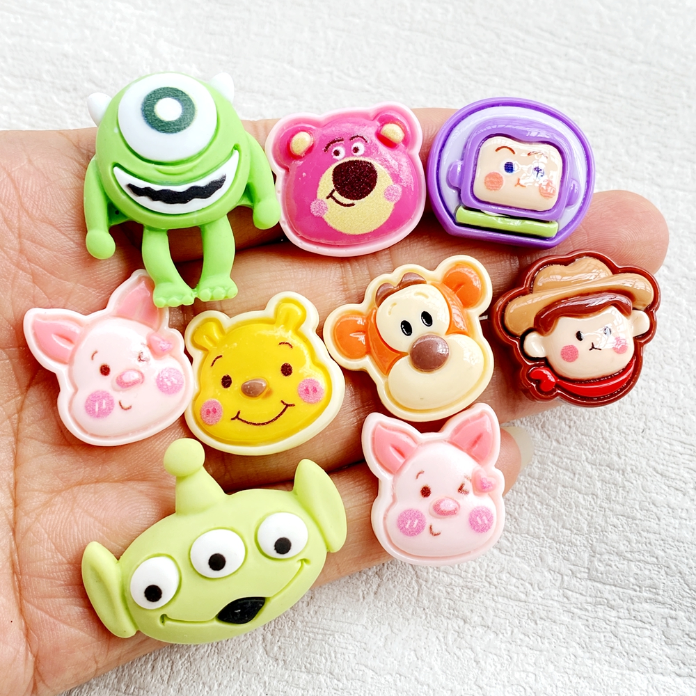 10Pcs Resin Cartoon Animation  - Dinosaur And Craft 评论和价格