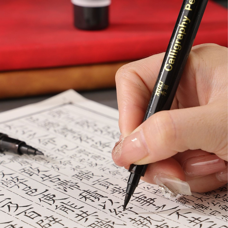 4Pcs Calligraphy Art Marker Pe - Art Craft Stationery 评论和价格