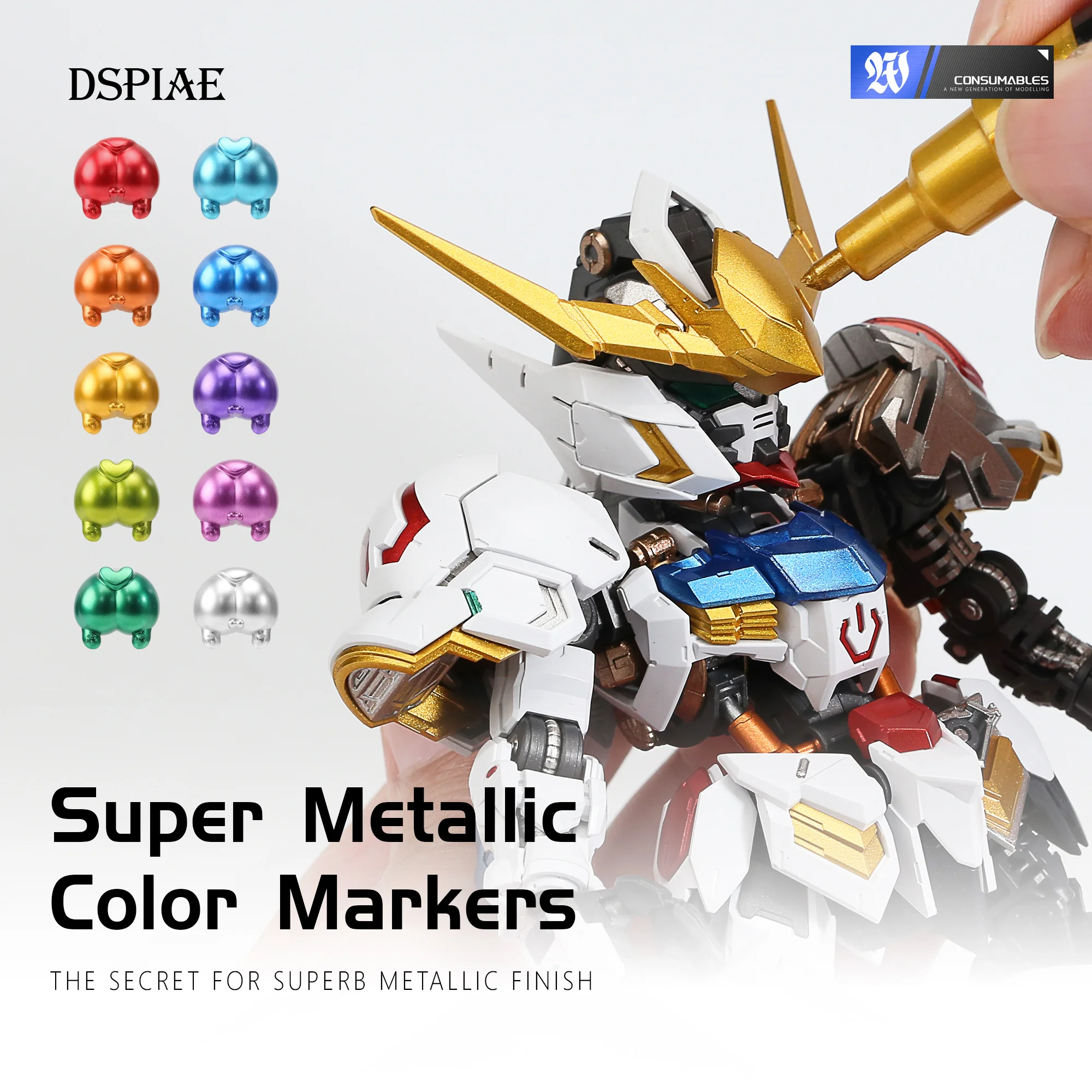DSPIAE MKA Super Metallic Mark - Illustration Marker Set 评论和价格