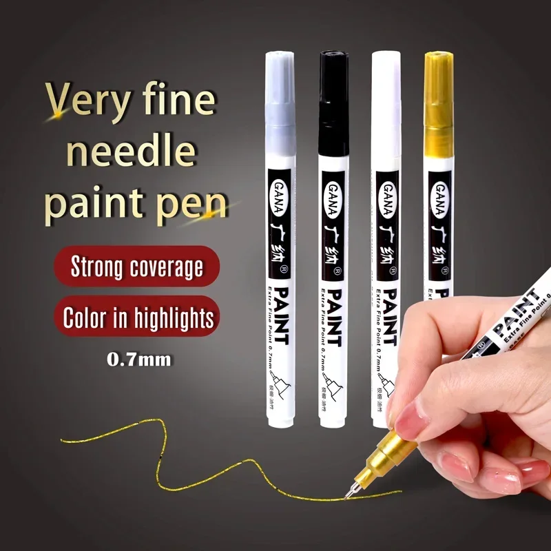 4Pcs/set Oil Based White Black - Illustration Marker Set 评论和价格