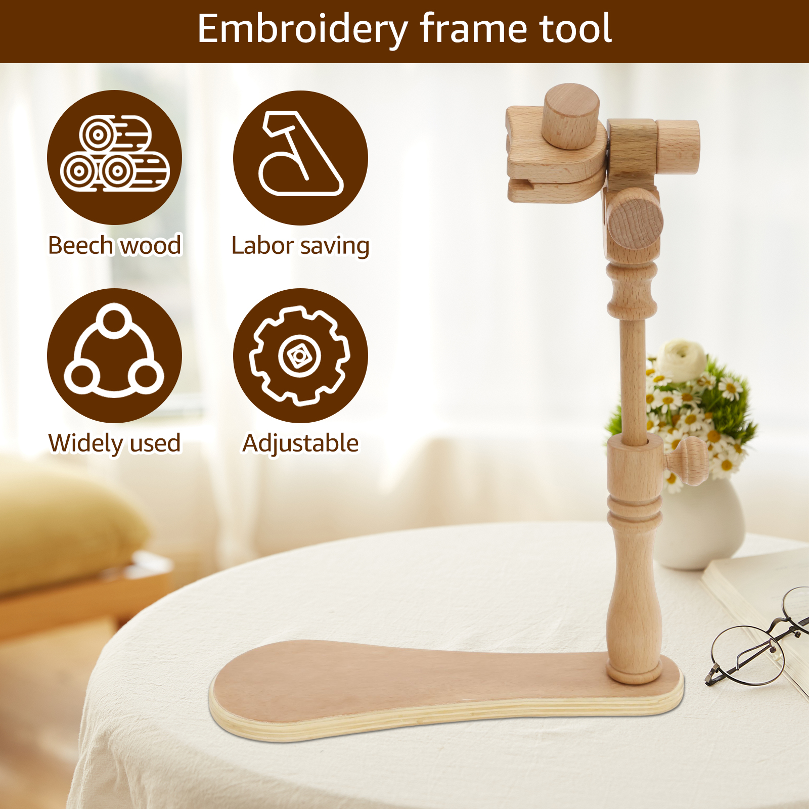 Embroidery Hoops Stand Adjusta - Embroidery Hoop Kit 评论和价格