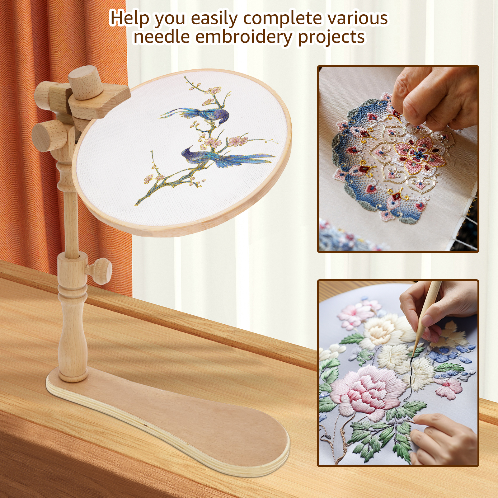 Embroidery Hoops Stand Adjusta - Embroidery Hoop Kit 评论和价格