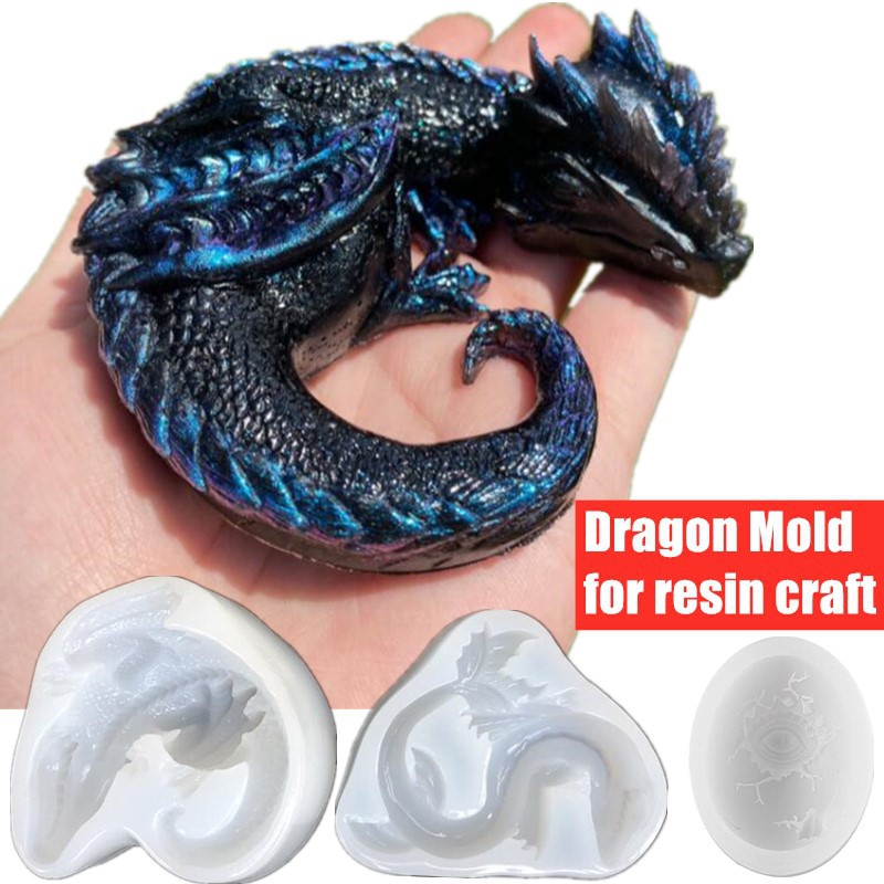 3 Styles Mirror Sleepy Dragon  - Dinosaur And Craft 评论和价格