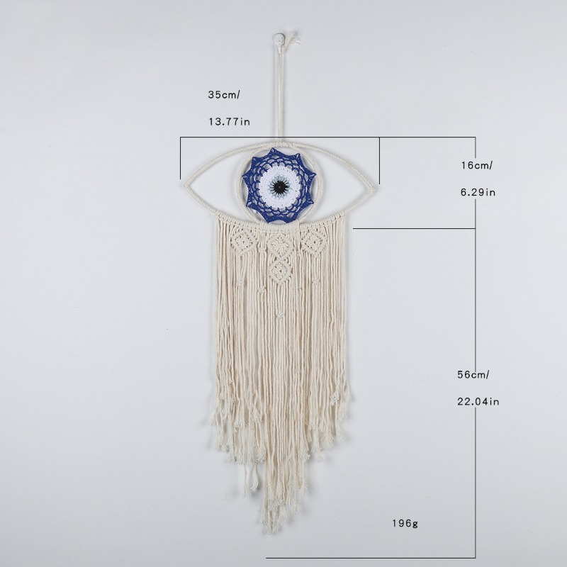 Nordic Handwoven Evil Eye Tape - Art Craft Decoration 评论和价格