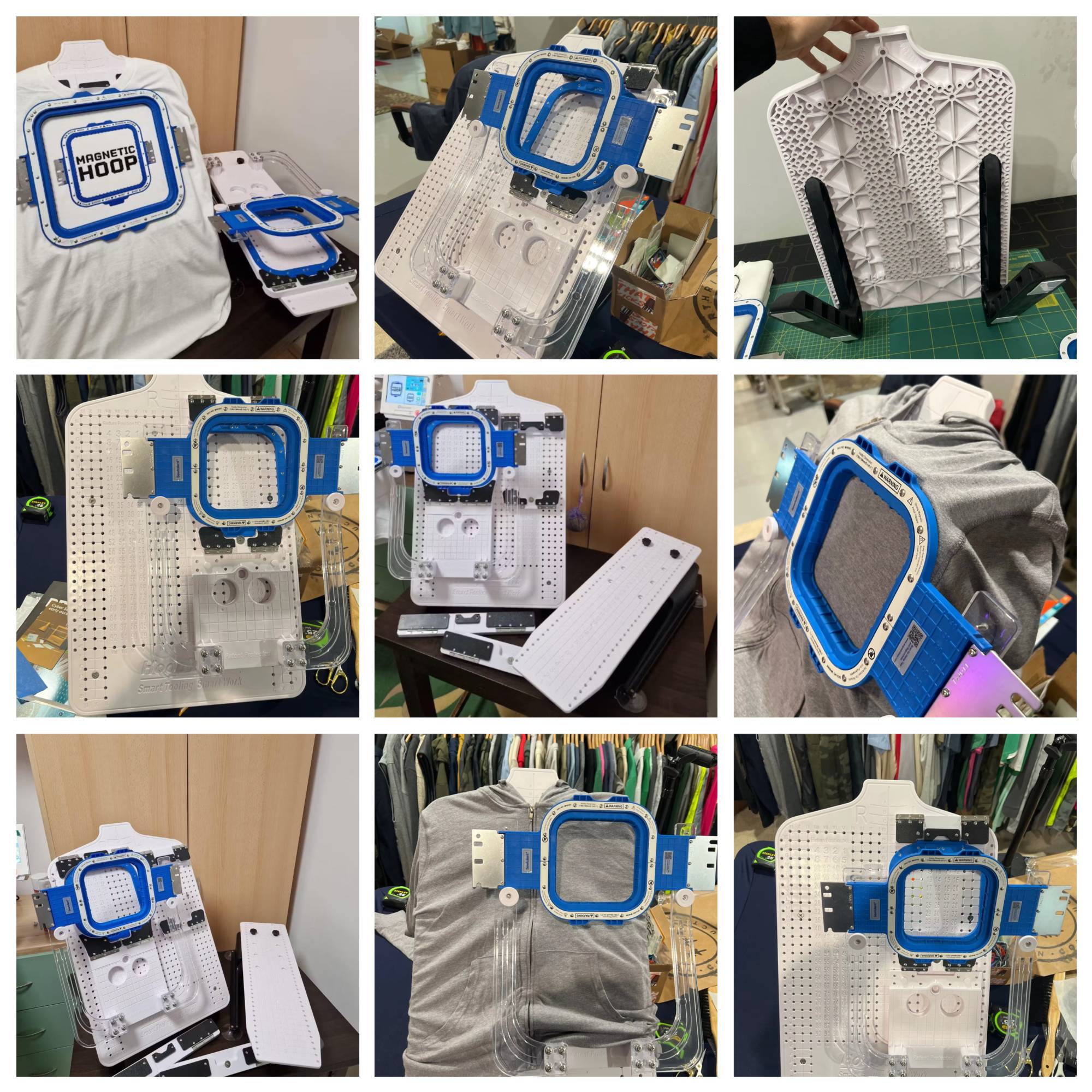 Hooping Station kit with 5.1in - Embroidery Hoop Kit 评论和价格