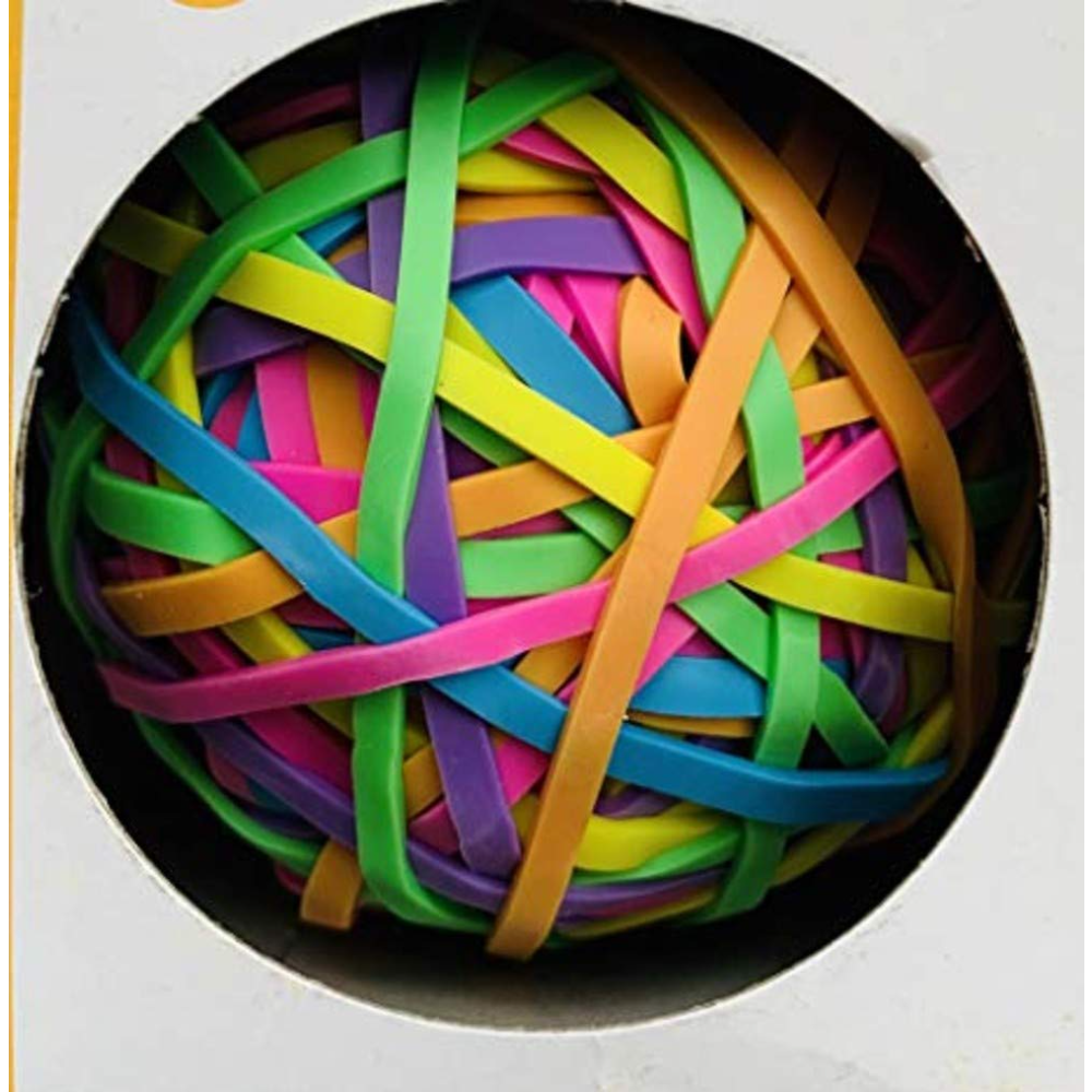 Rubber Band Ball Elastics150 p - Art Craft Stationery 评论和价格