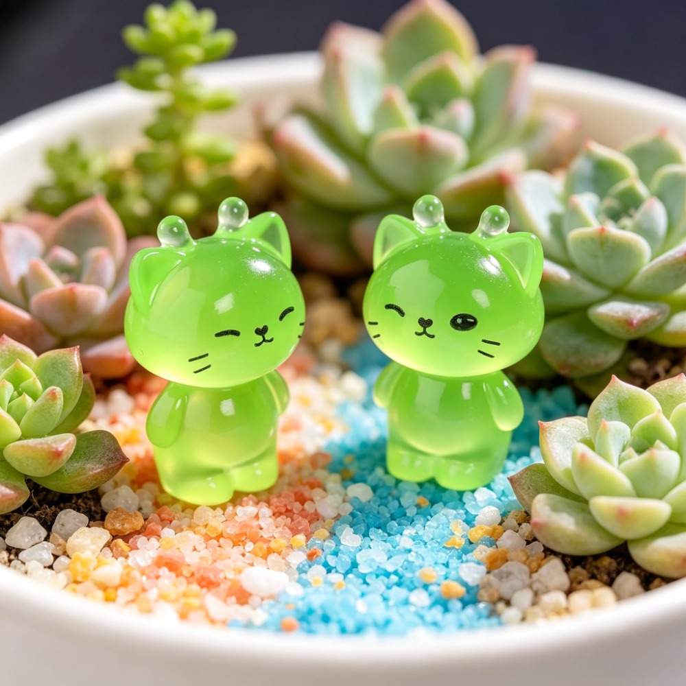 40PCS Random Cute Alien Cat Re - Art Craft Easter 评论和价格