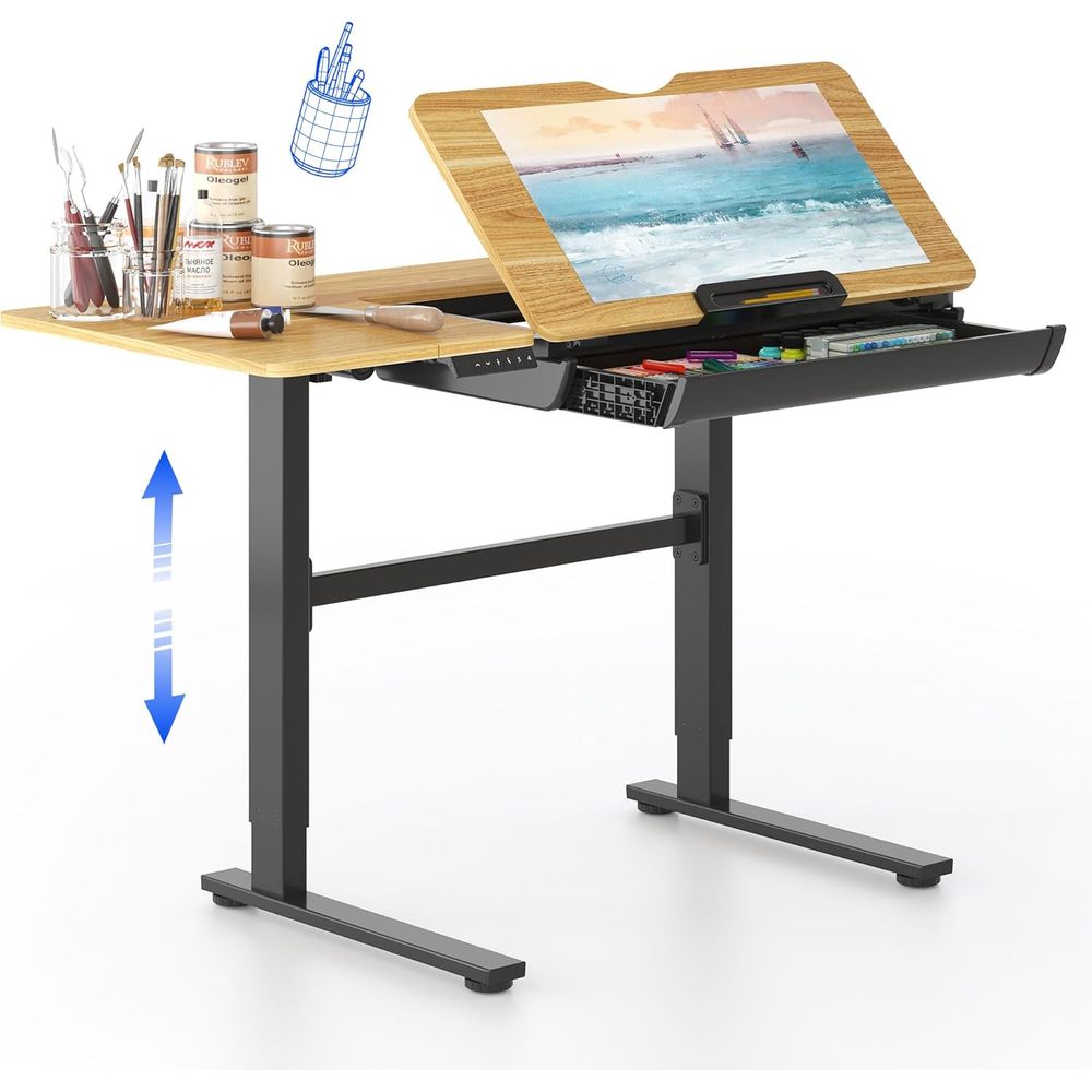 Adjustable Height Electric Sta - Art & Craft Paper Ideas 评论和价格