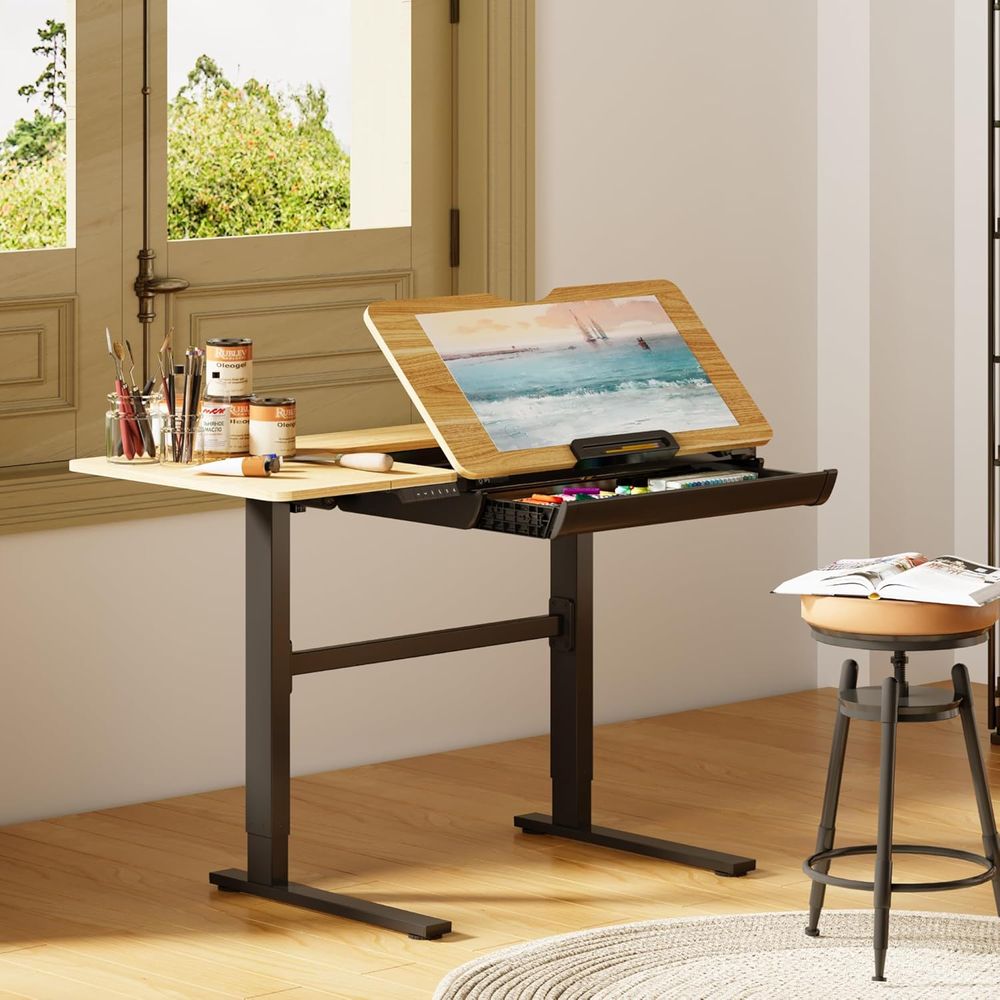 Adjustable Height Electric Sta - Art & Craft Paper Ideas 评论和价格