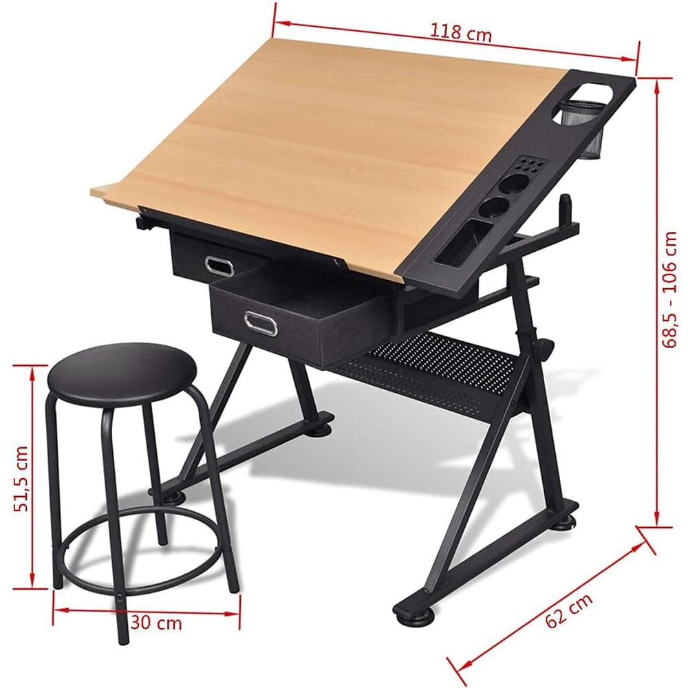 Adjustable Height Drafting Tab - Art & Craft Paper Ideas 评论和价格
