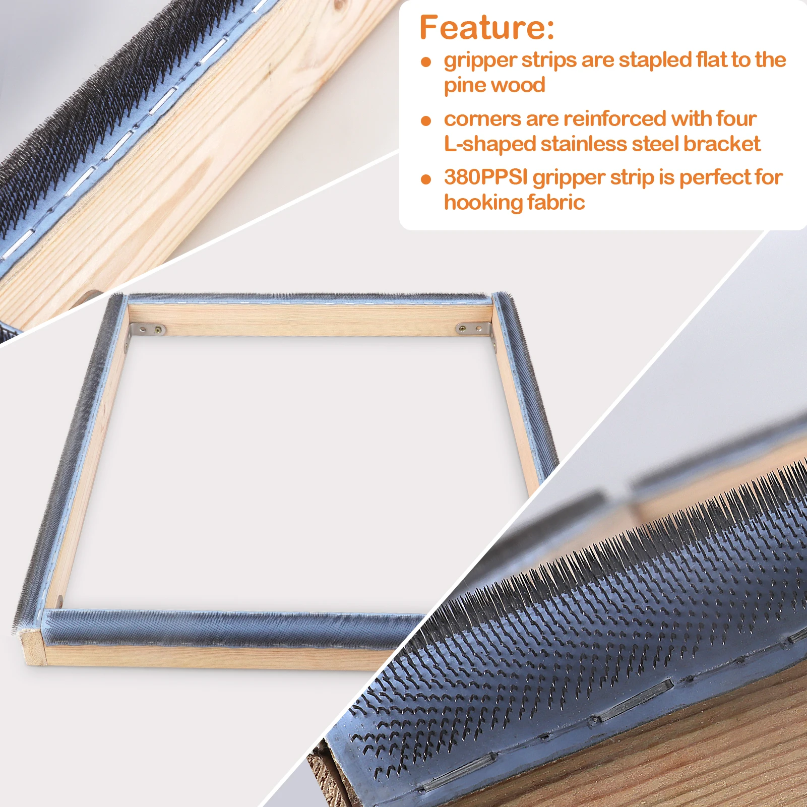 Punch Needle Frame Square Embr - Embroidery Hoop Kit 评论和价格