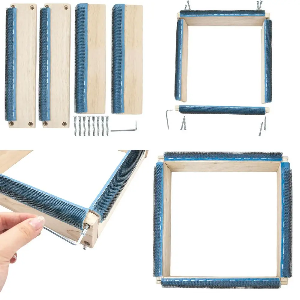 Punch Needle Frame Square Embr - Embroidery Hoop Kit 评论和价格