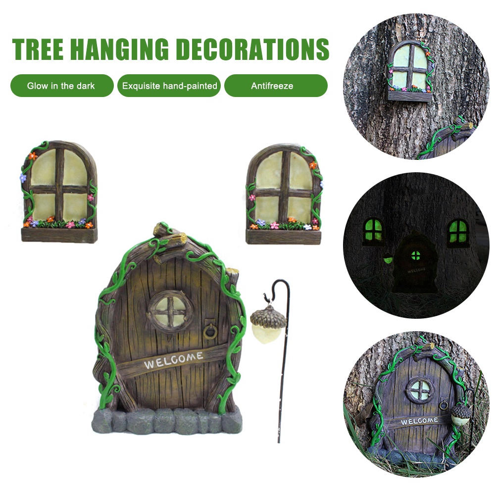 3pcs Tree Sculpture Garden Gno - Art Craft Easter 评论和价格