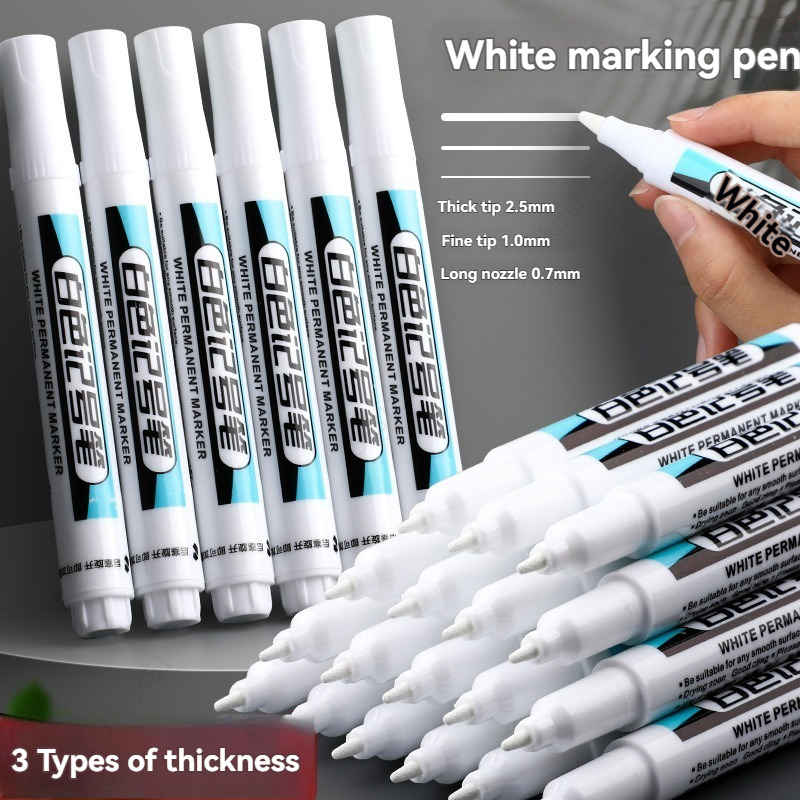 20Pcs White Ink Permanent Mark - Illustration Marker Set 评论和价格