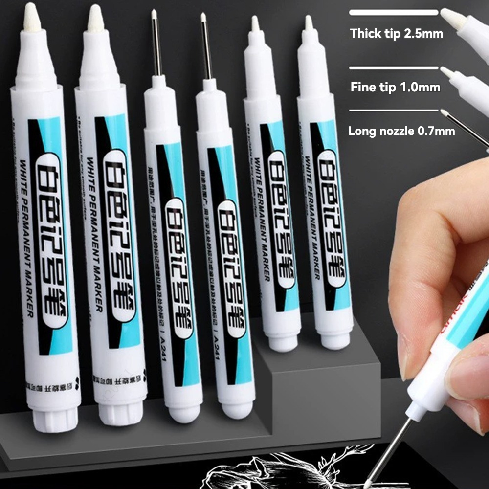 20Pcs White Ink Permanent Mark - Illustration Marker Set 评论和价格