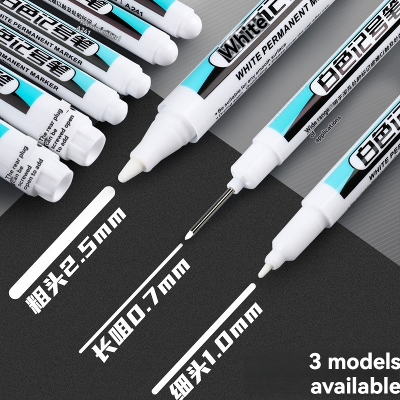 20Pcs White Ink Permanent Mark - Illustration Marker Set 评论和价格