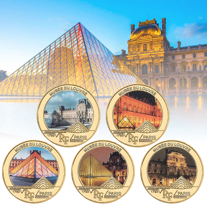 Louvre Museum Gold Foil Commem - Art Craft Museum 评论和价格