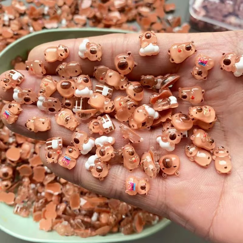 100pcs Mini Capybara Decoratio - Art Craft Easter 评论和价格