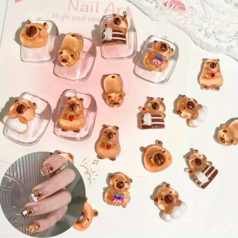 100pcs Mini Capybara Decoratio - Art Craft Easter 评论和价格