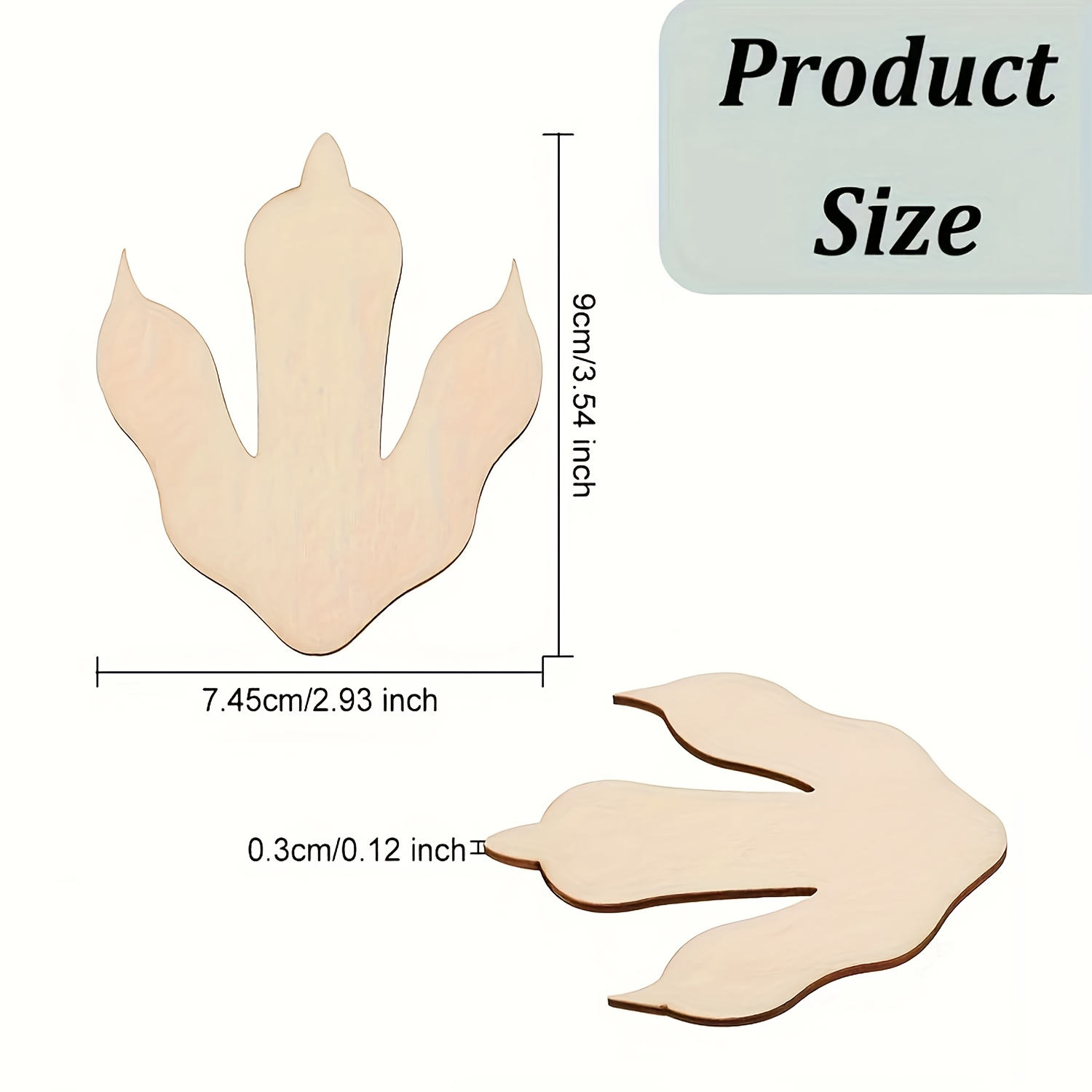 10/20 Pieces Wooden Dinosaur F - Dinosaur And Craft 评论和价格