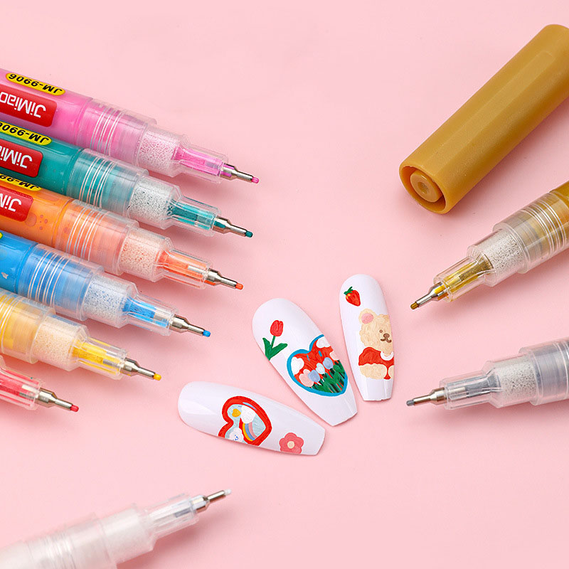 12 Colors Marker Nail Art Pen  - Illustration Marker Set 评论和价格