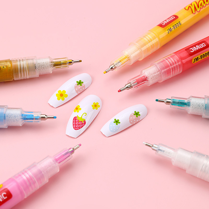 12 Colors Marker Nail Art Pen  - Illustration Marker Set 评论和价格