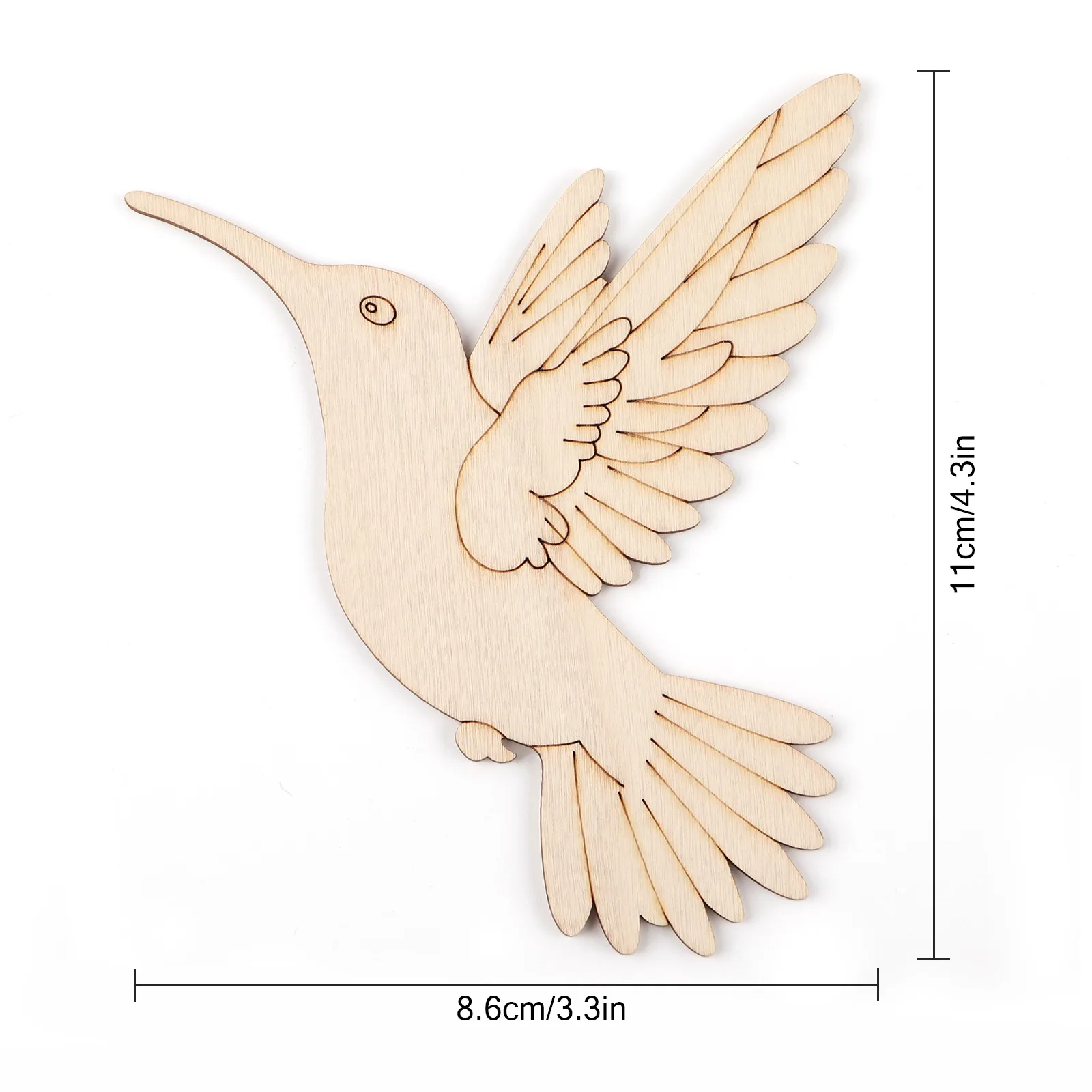 10pcs Unfinished Wood Animal B - Art & Craft Paper Ideas 评论和价格