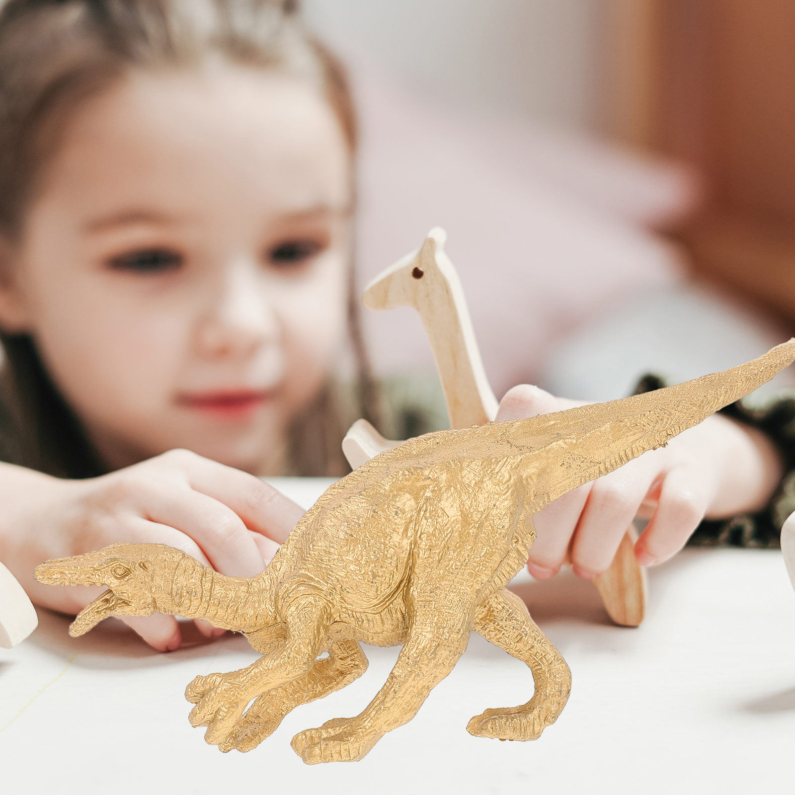 8Pcs Safe Plastic Miniature Di - Dinosaur And Craft 评论和价格
