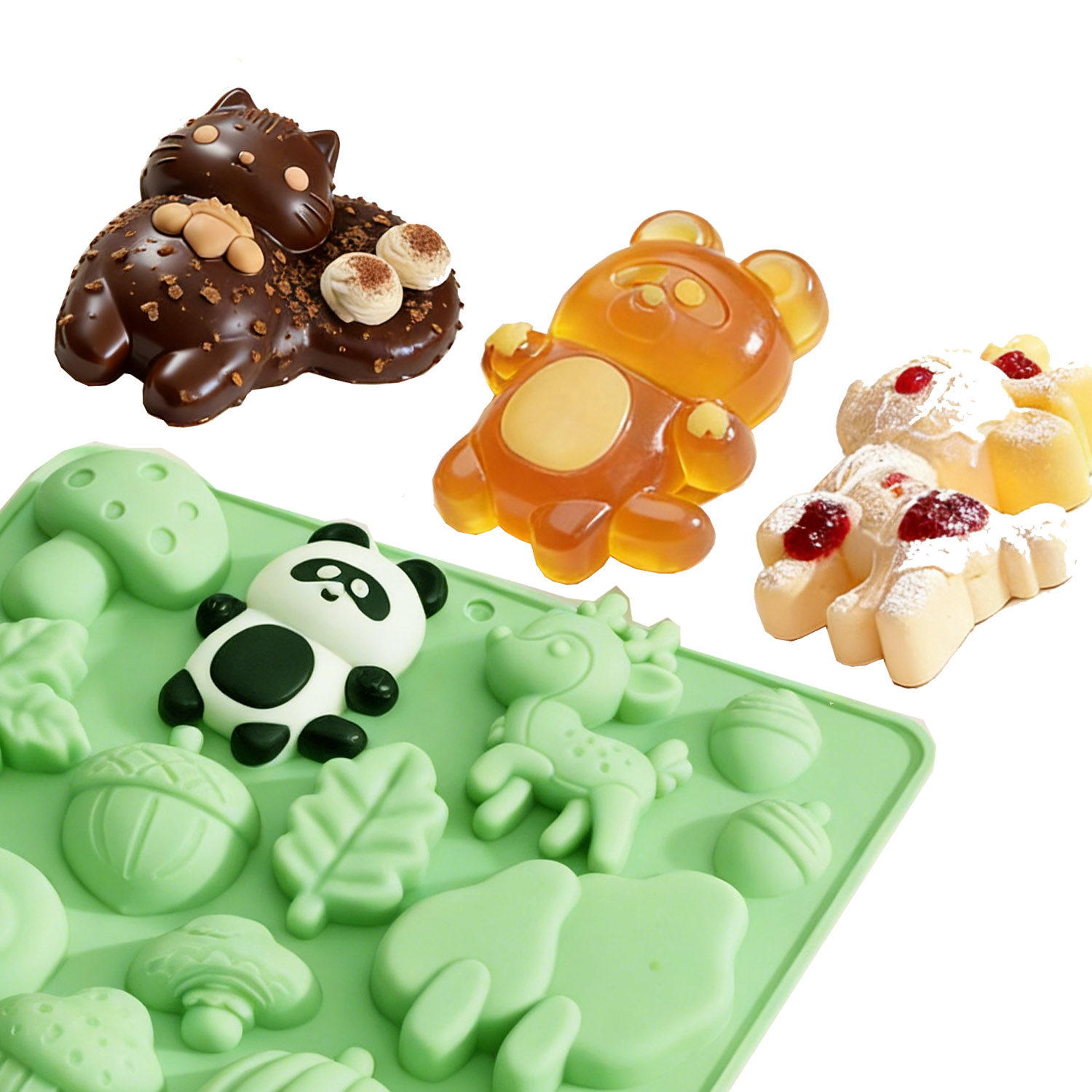 1 Silicone Cake Mold in the Sh - Art Craft Decoration 评论和价格