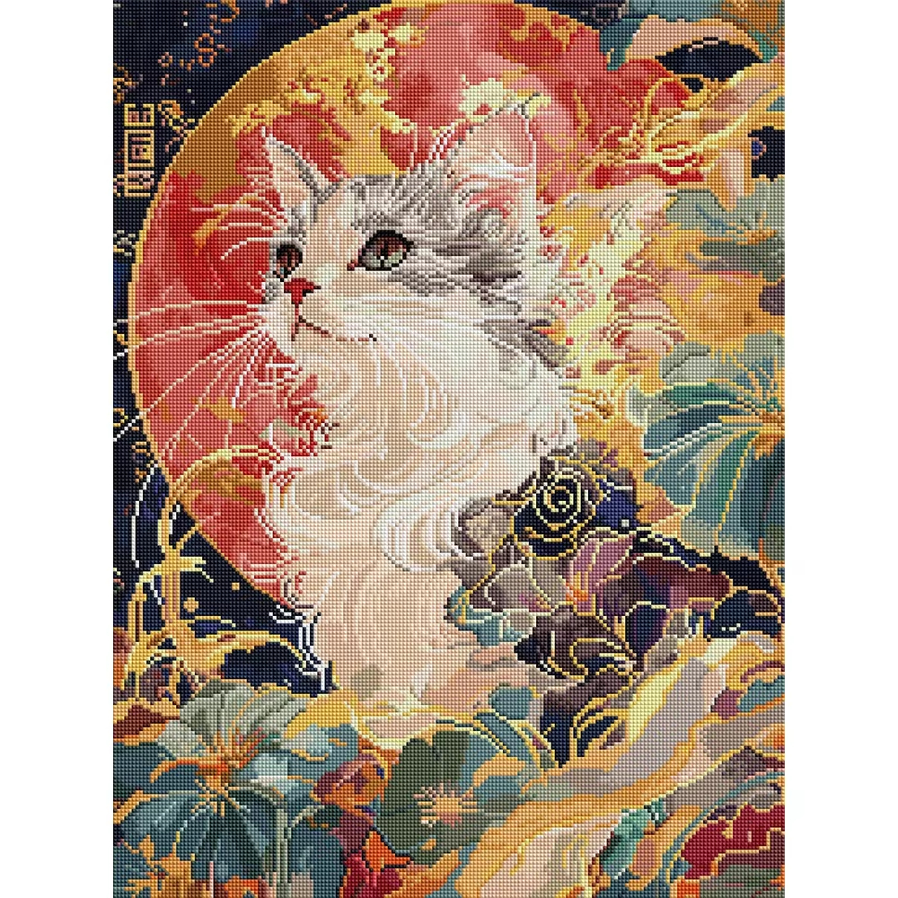 Moonlit Cat's Whisper Design O - Art And Craft Letter X 评论和价格