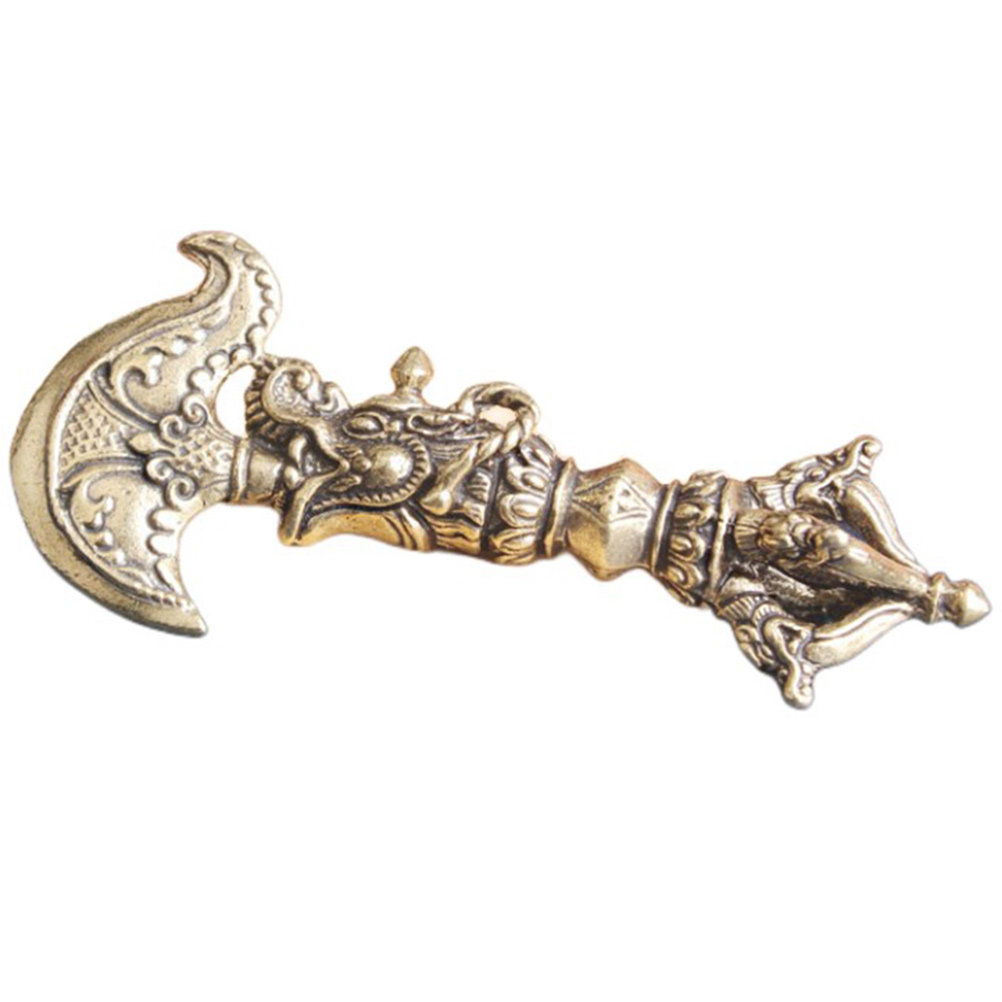 Retro Brass Vajra Pestle Decor - Art Craft Decoration 评论和价格