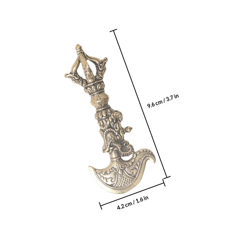 Retro Brass Vajra Pestle Decor - Art Craft Decoration 评论和价格