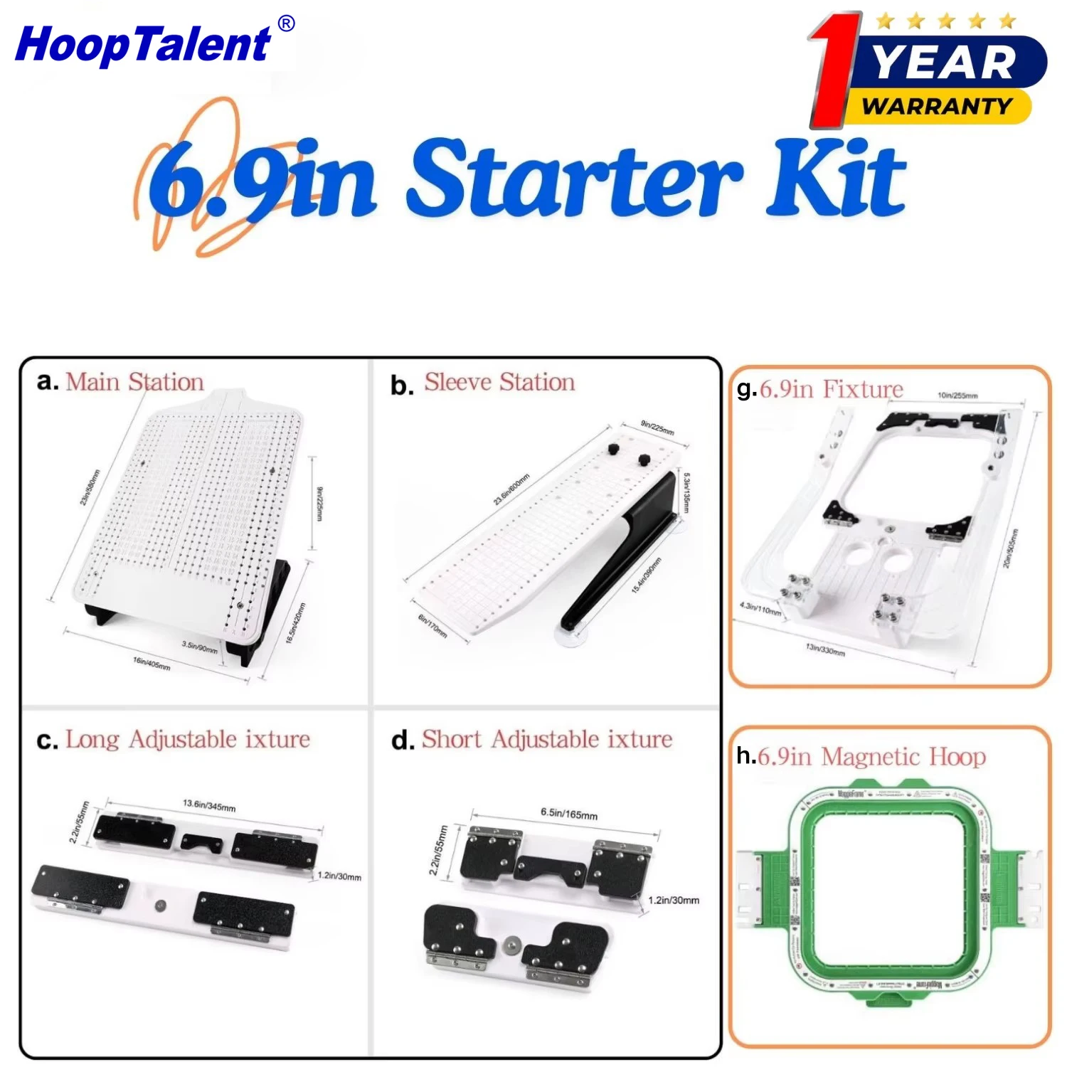 Hooping Station Kit for Baruda - Embroidery Hoop Kit 评论和价格