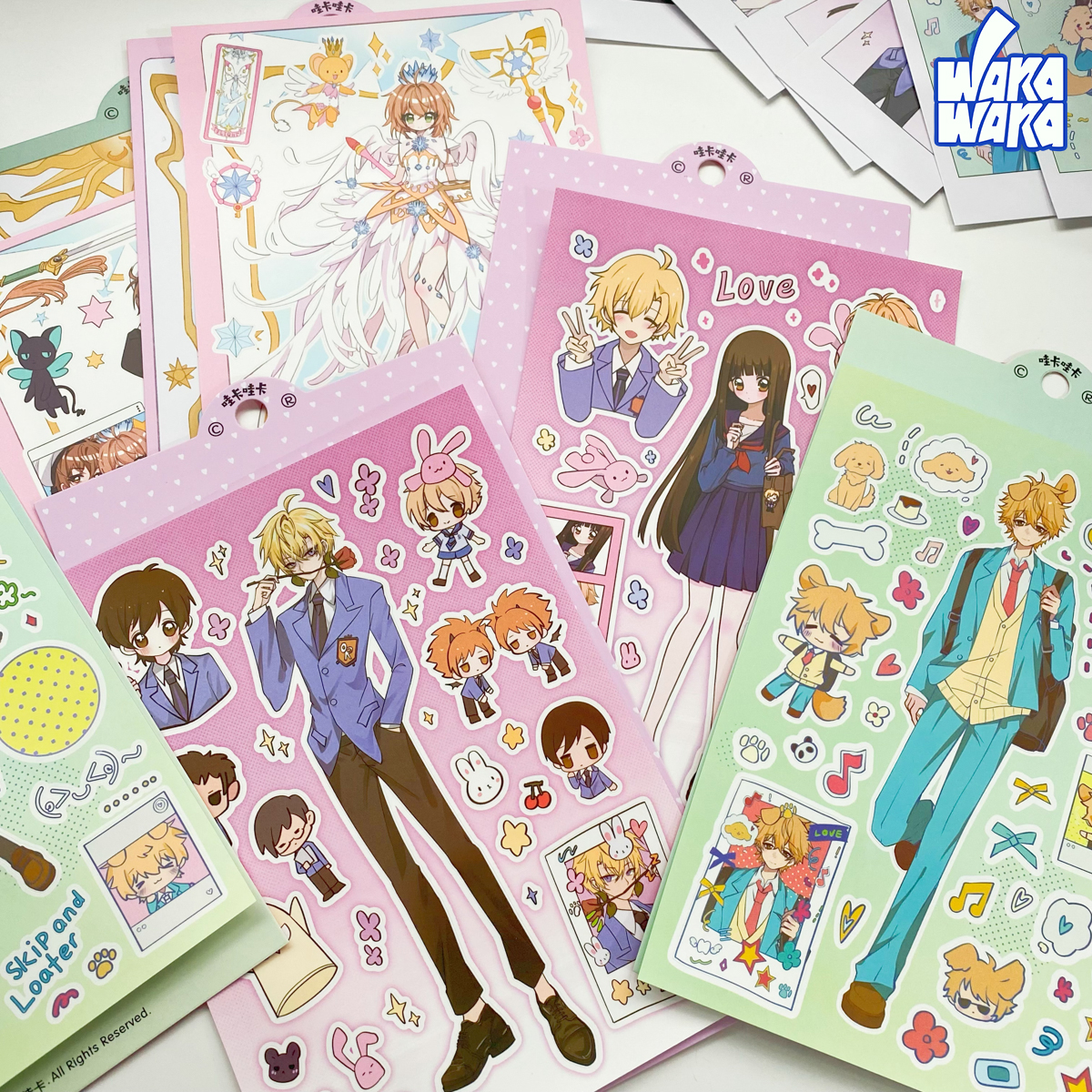 WAKAWAKA Character Deco Sticke - Art Craft Stationery 评论和价格