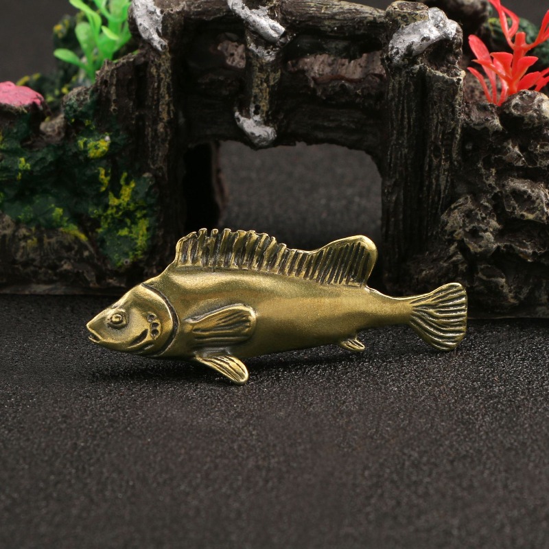 1 PC Brass Fish Ornament Creat - Art Craft Easter 评论和价格
